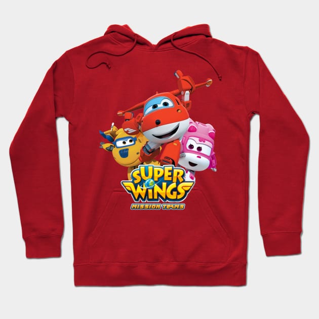 Super Wings Mission Teams Hoodie by Baby Kids Zone